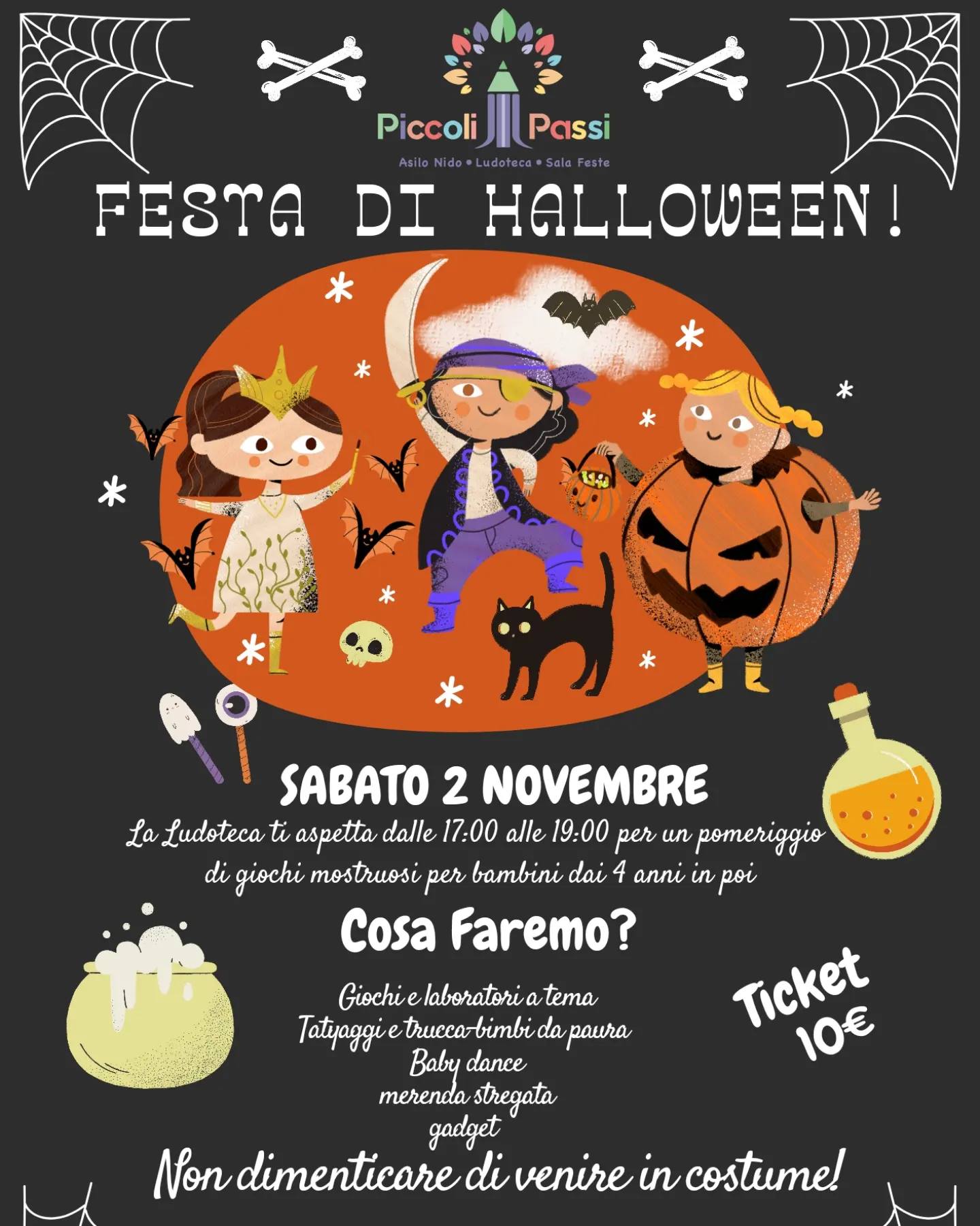 Featured image for “Festa di Halloween – Piccoli Passi”