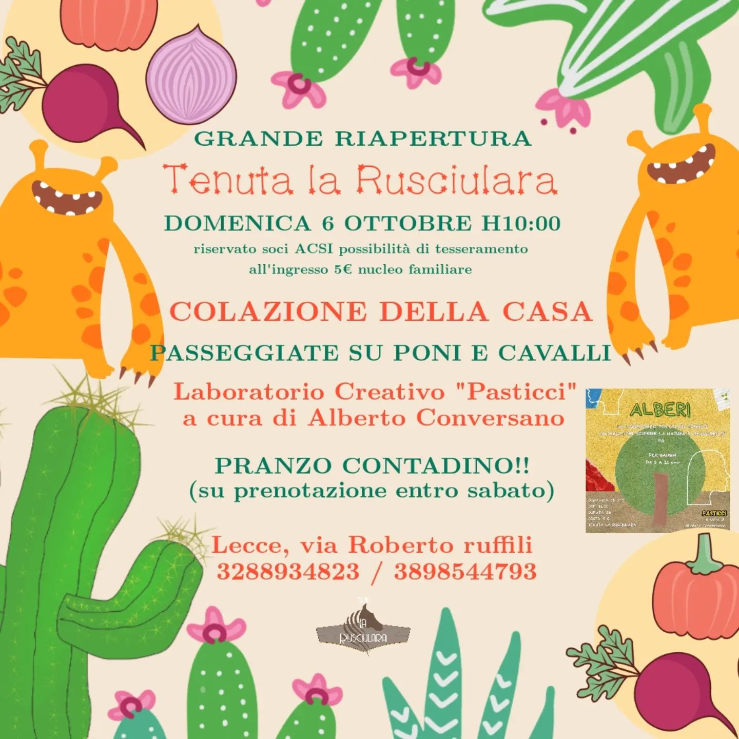 Featured image for “Grande riapertura – Tenuta La Rusciulara”
