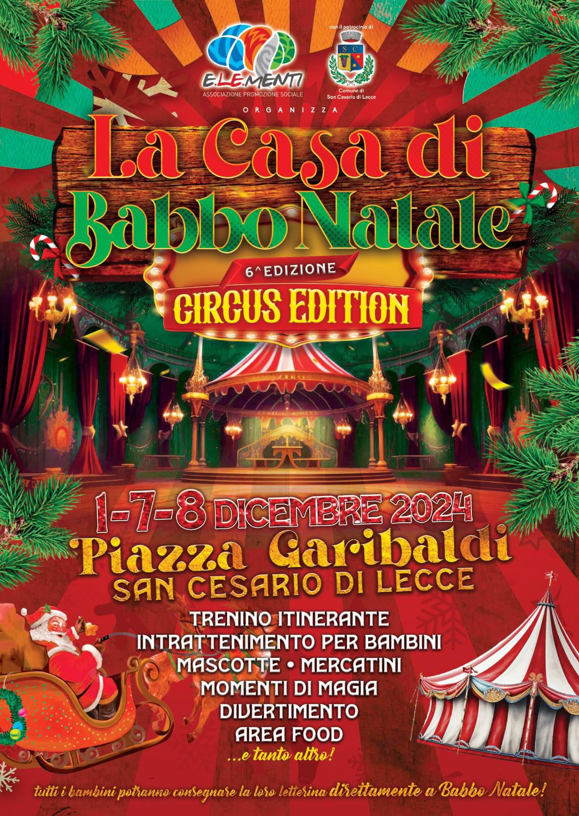 Featured image for “La Casa di Babbo Natale – Circus Edition – San Cesario Lecce”