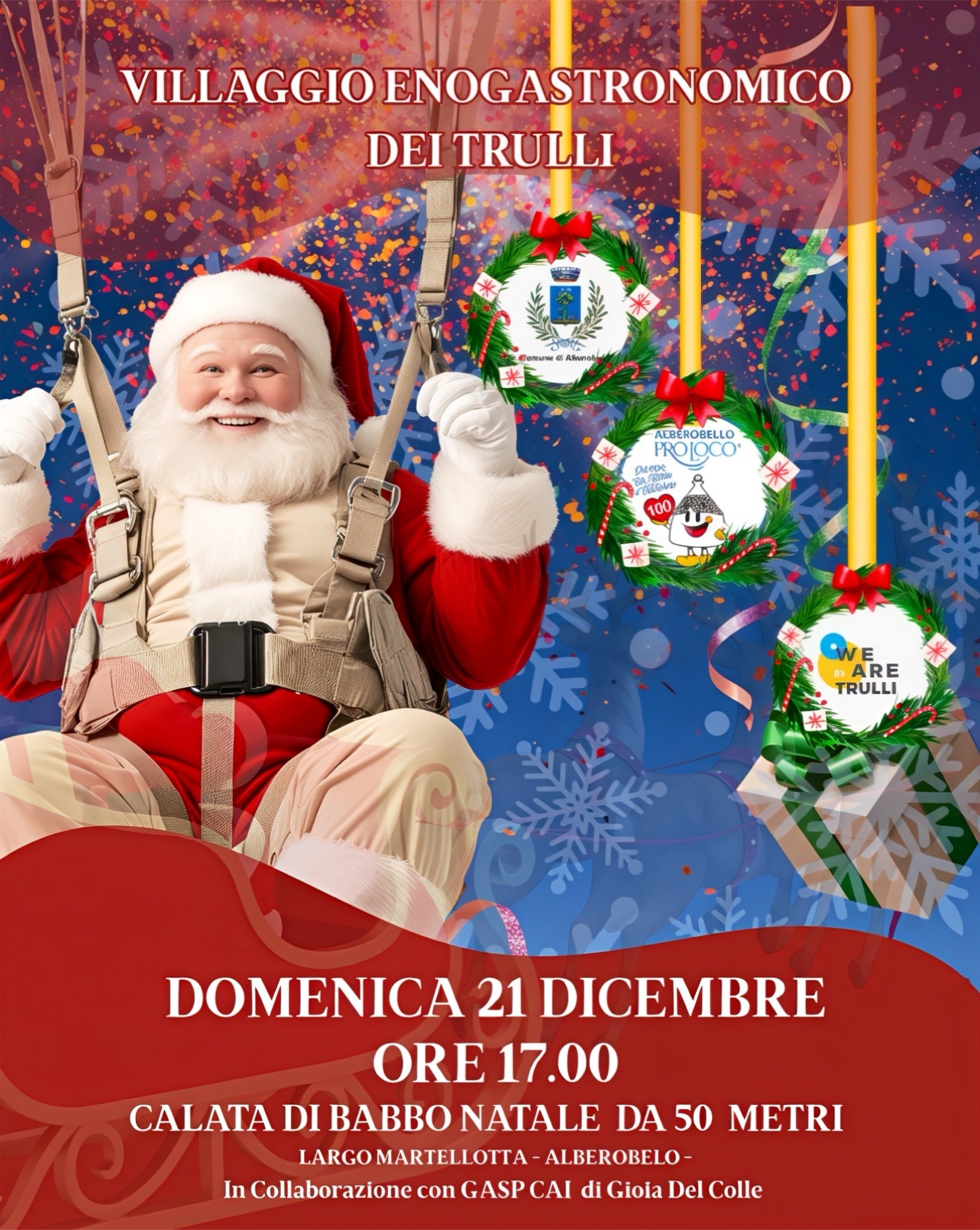 Featured image for “La Calata di Babbo Natale ad Alberobello”