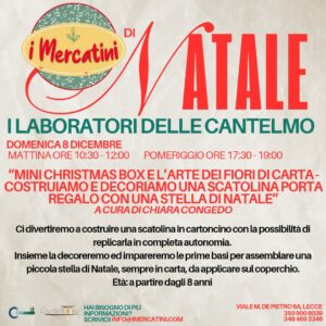 Laboratori Bambini Cantelmo Natale 2024