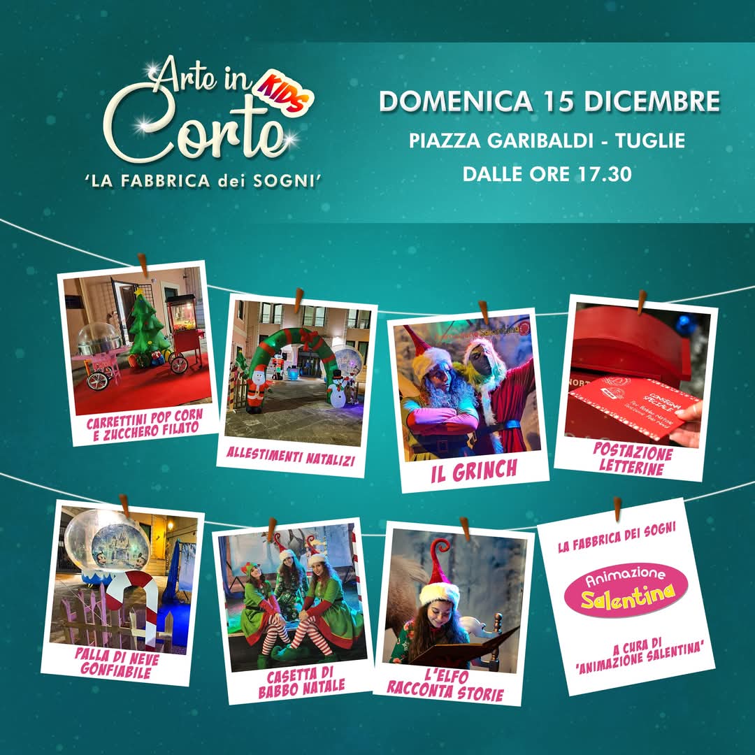 Featured image for “Arte in corte Kids – Tuglie”