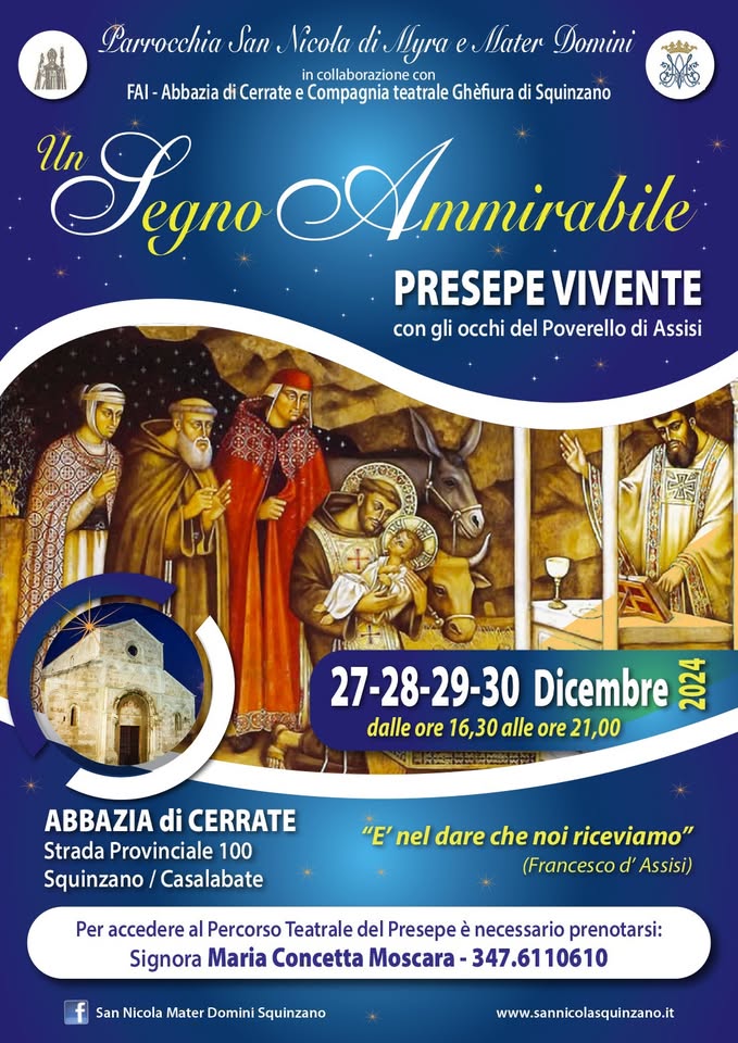 Featured image for “Presepe Vivente Abbazia di Cerrate”