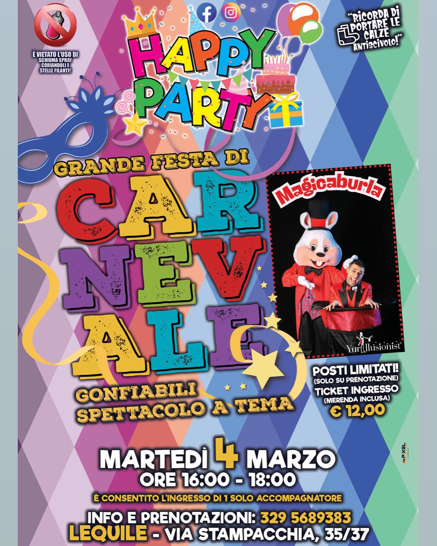 Featured image for “Grande Festa di Carnevale 2025”