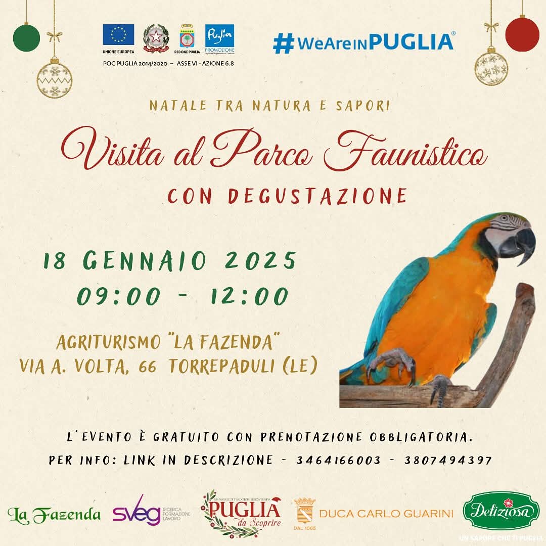 Featured image for “Visita al Parco Faunistico con Degustazione”