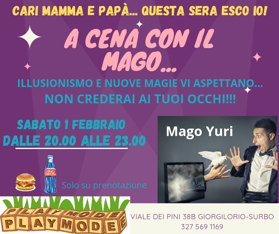 Featured image for “A cena con il Mago”
