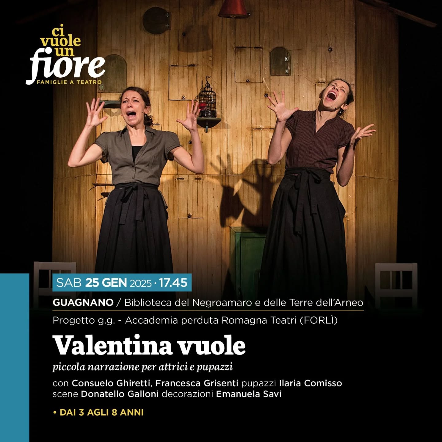 Featured image for “Valentina vuole – Ci vuole un fiore- famiglie a teatro”