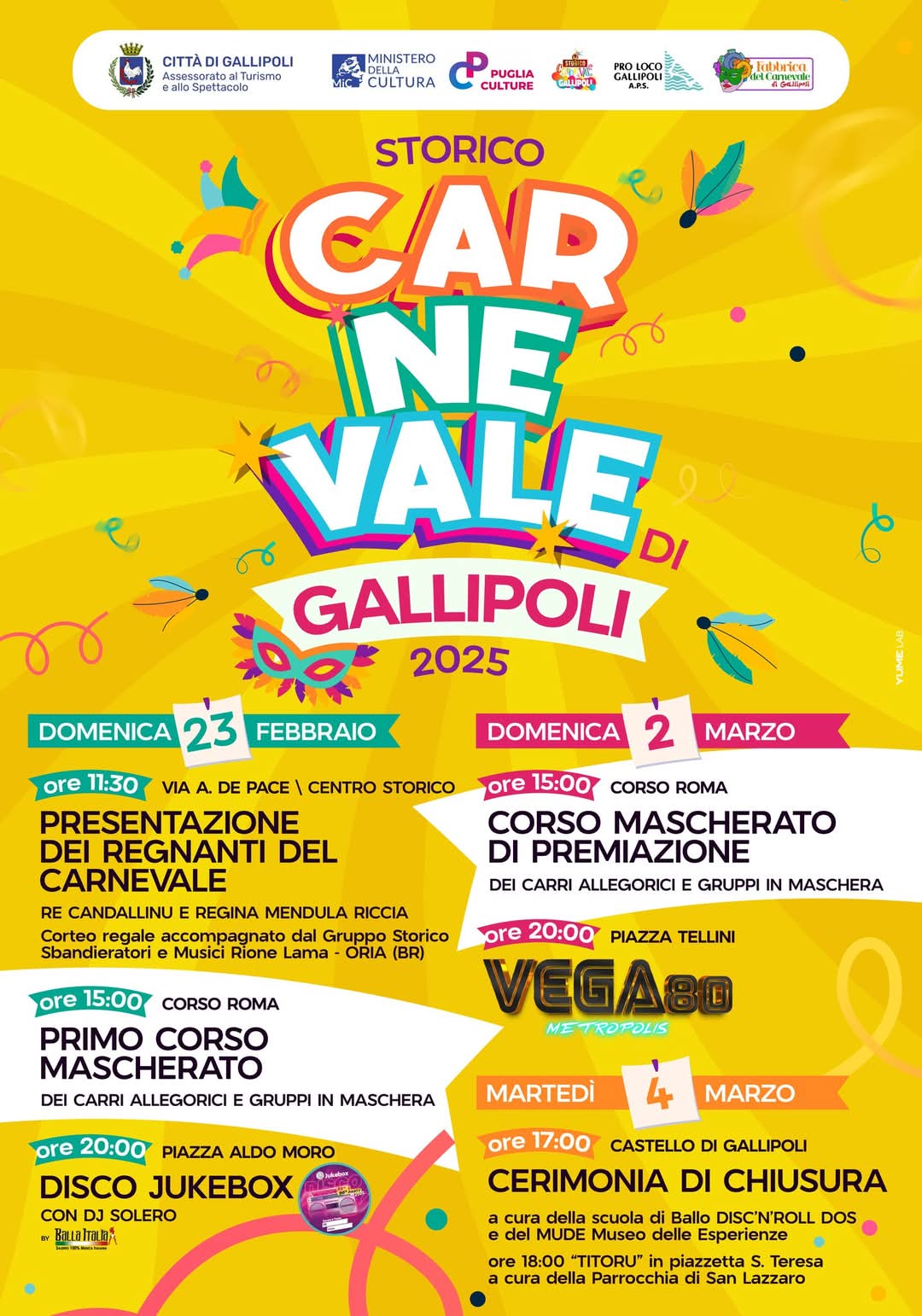Featured image for “Carnevale di Gallipoli 2025”