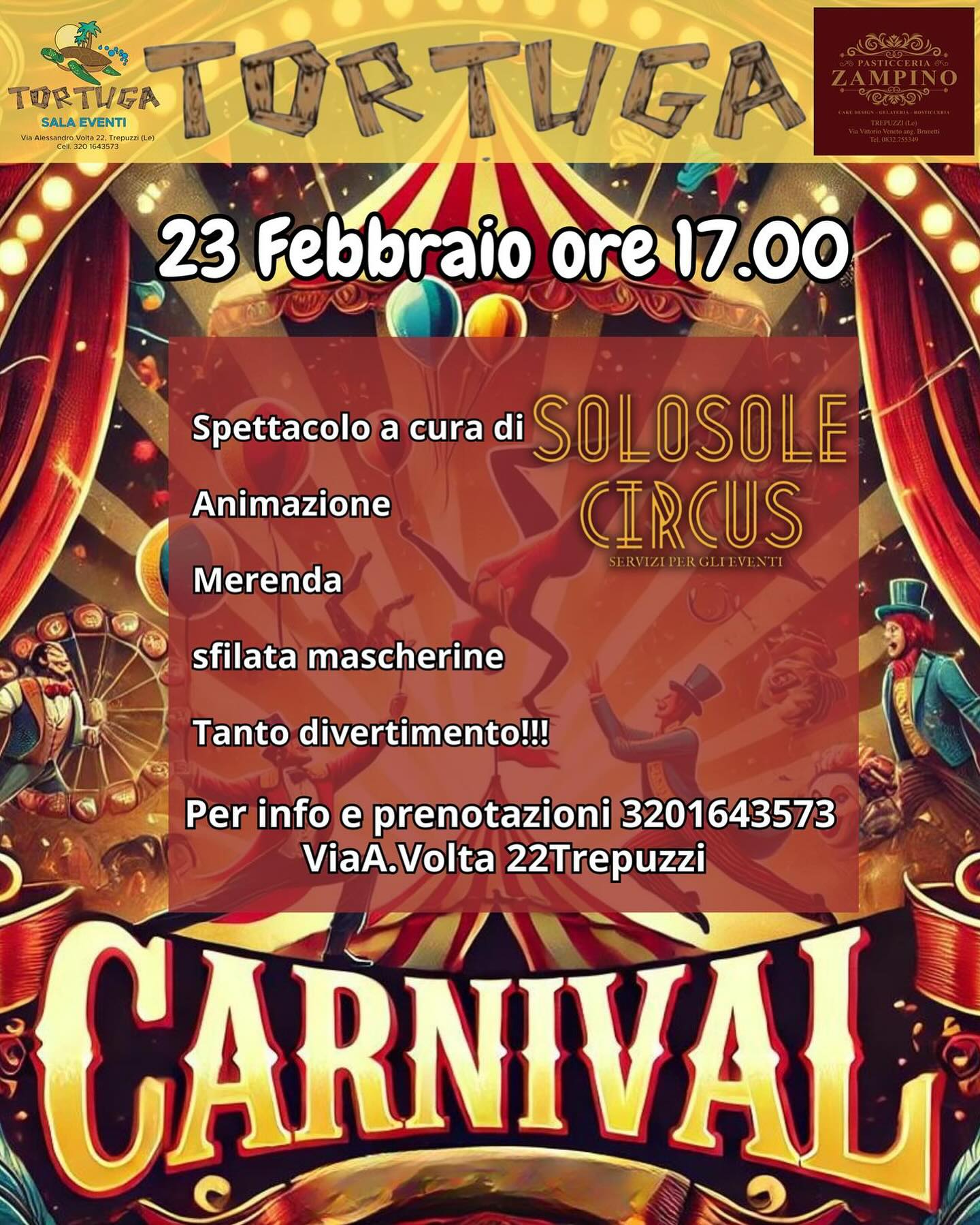 Featured image for “Carnival Party al Tortuga”