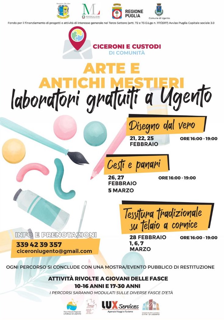 Featured image for “Laboratori di Arte e antichi mestieri”