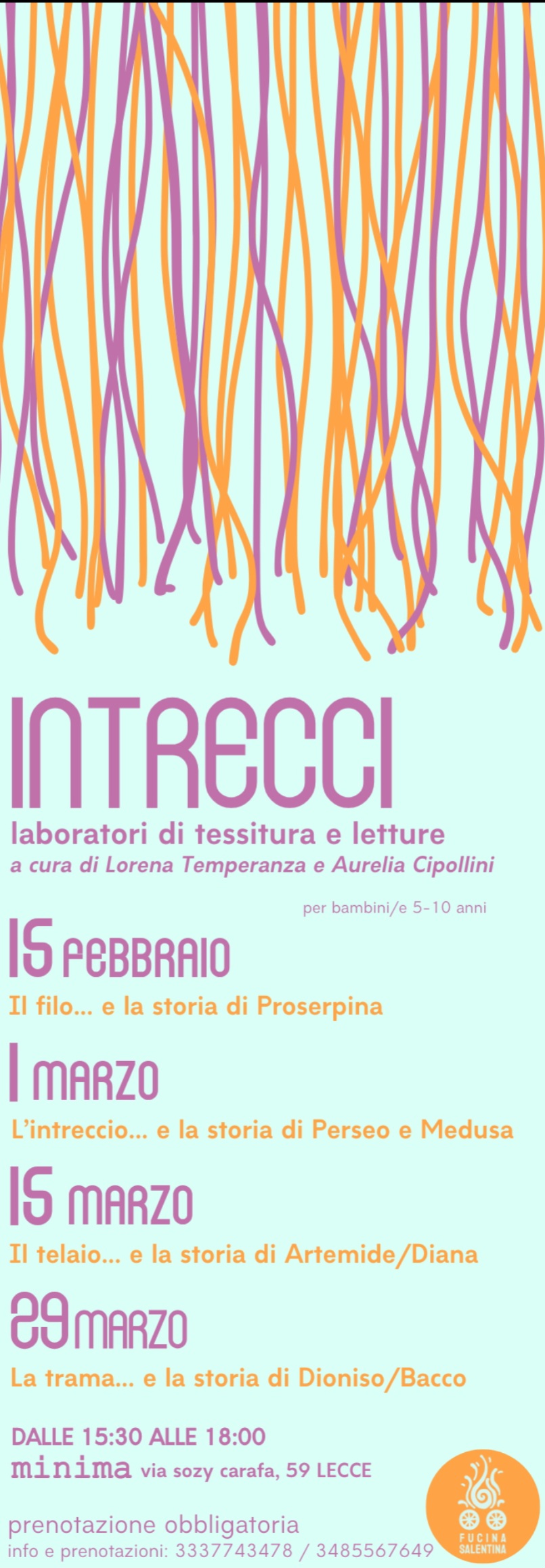 Featured image for “Intrecci – Laboratori e letture”