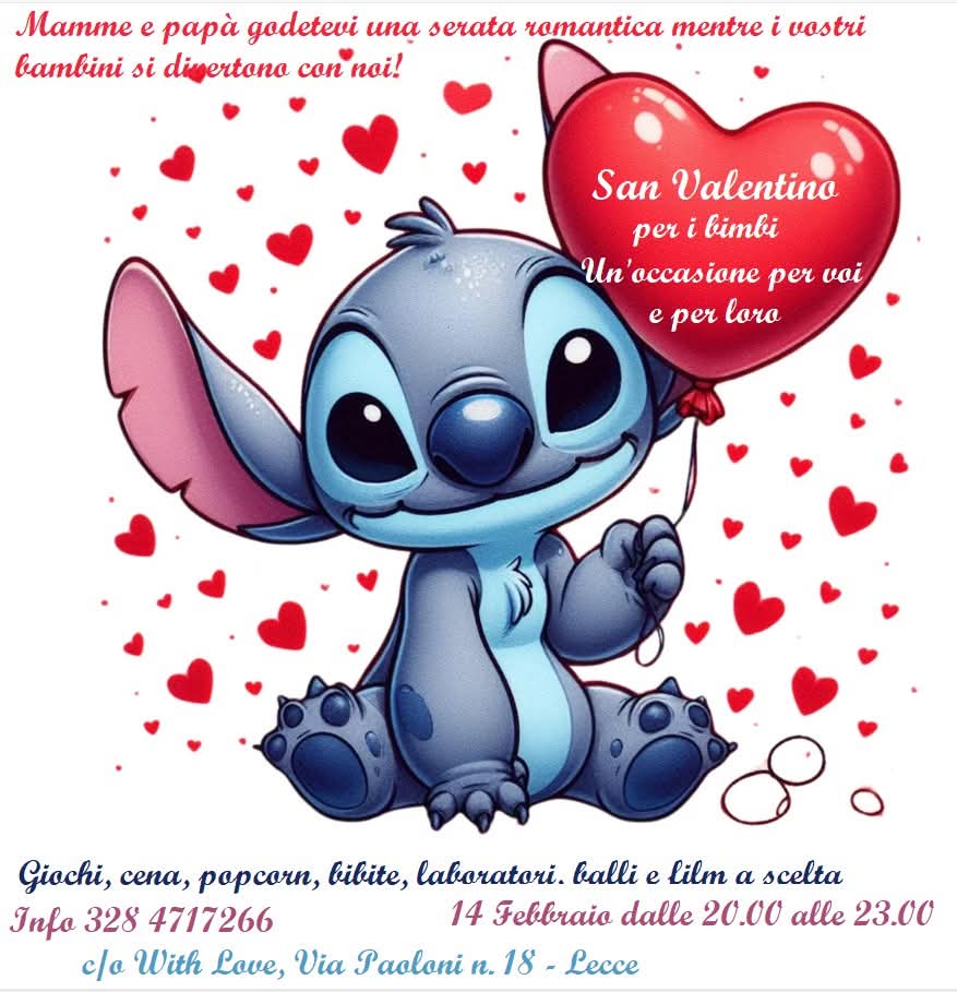 Featured image for “San Valentino Kids Party”