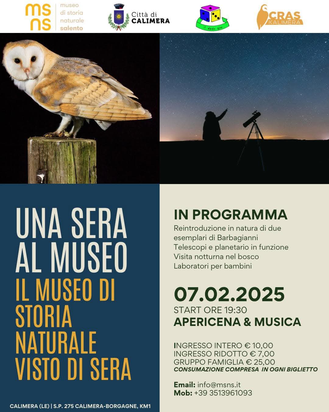 Featured image for “Una sera al Museo”
