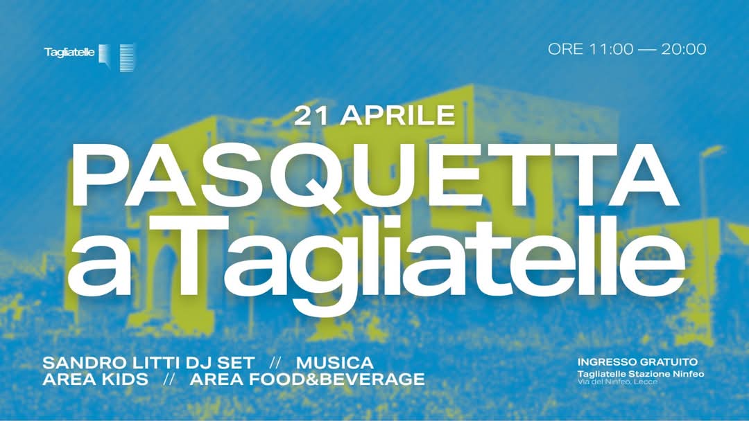 Featured image for “Pasquetta a Tagliatelle 2025”