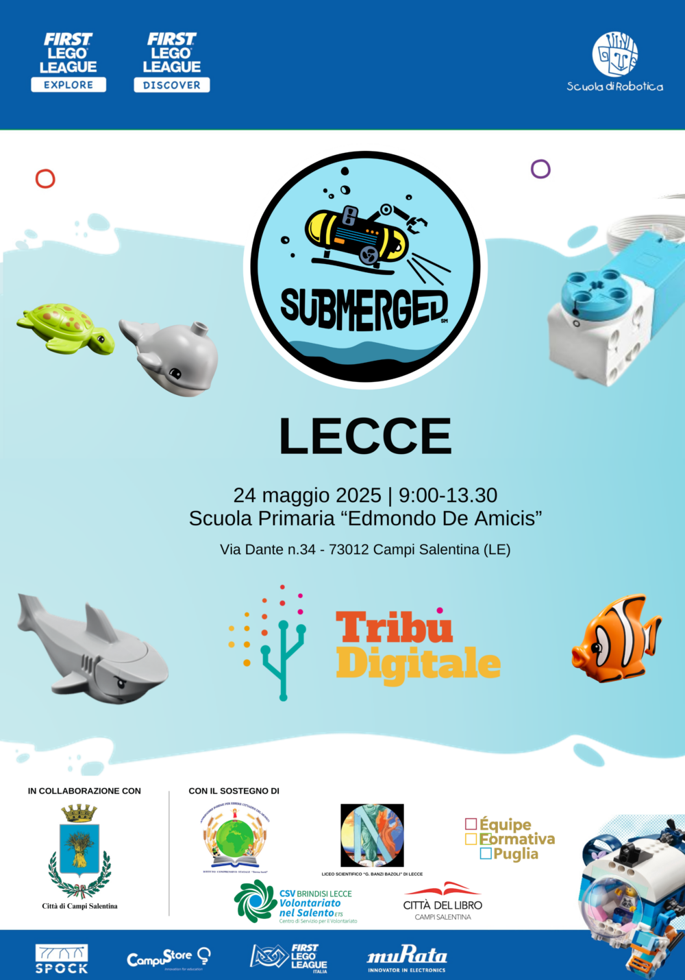 Featured image for “Explore e Discover di FIRST® LEGO® LEAGUE ITALIA”