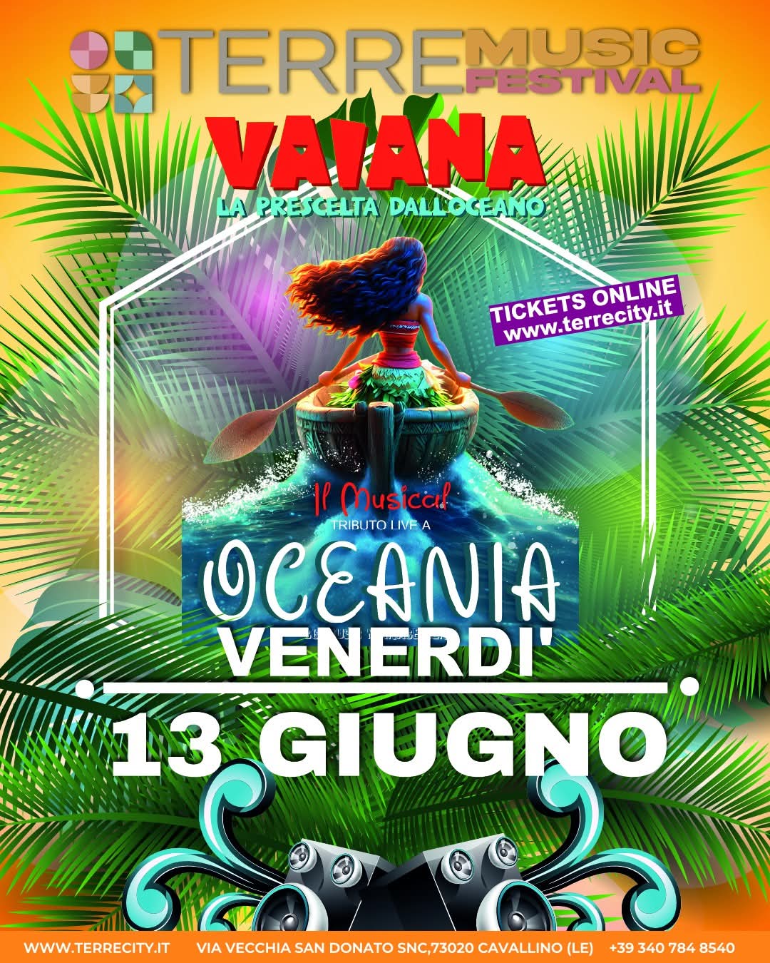 Featured image for “Vaiana – Spettacolo tributo a Oceania”