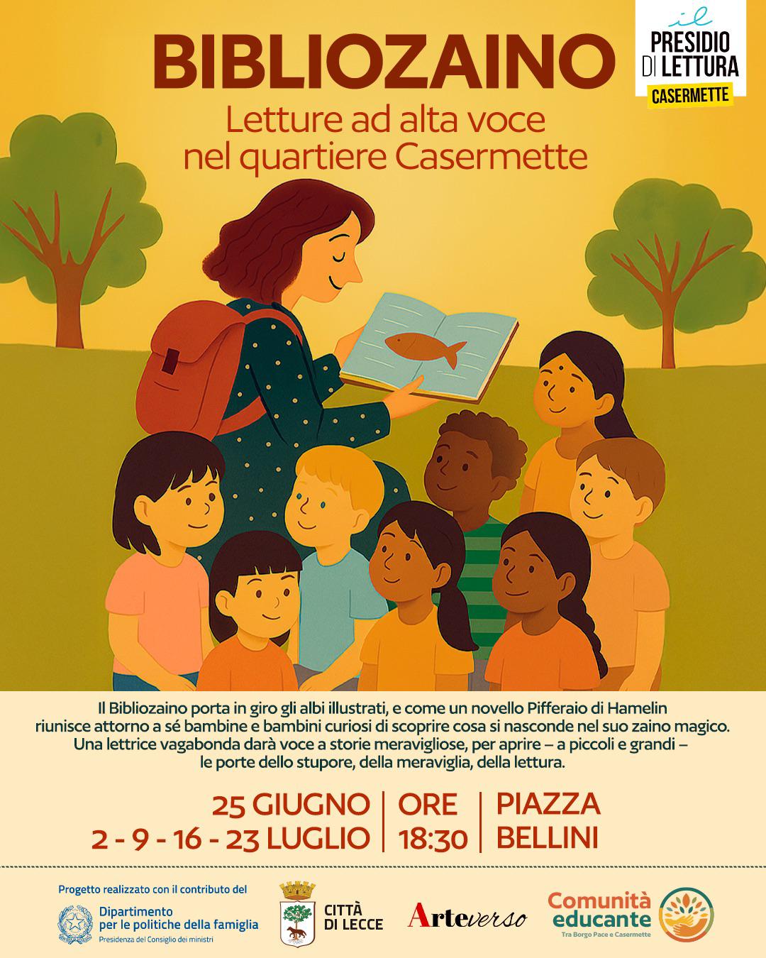 Featured image for “Letture ad alta voce quartiere Casermette”