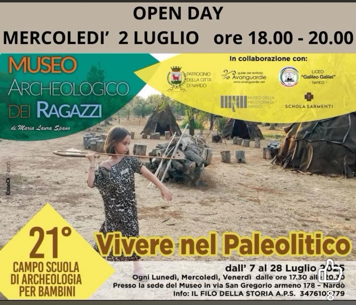 Featured image for “Vivere nel Paleolitico – openday”