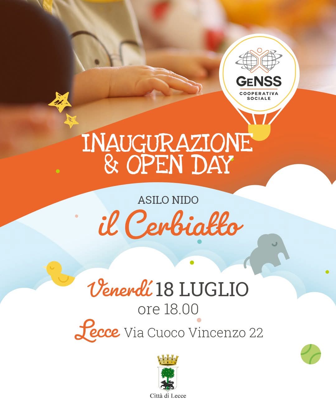 Featured image for “Inaugurazione e Openday Asilo Nido il Cerbiatto – Lecce”