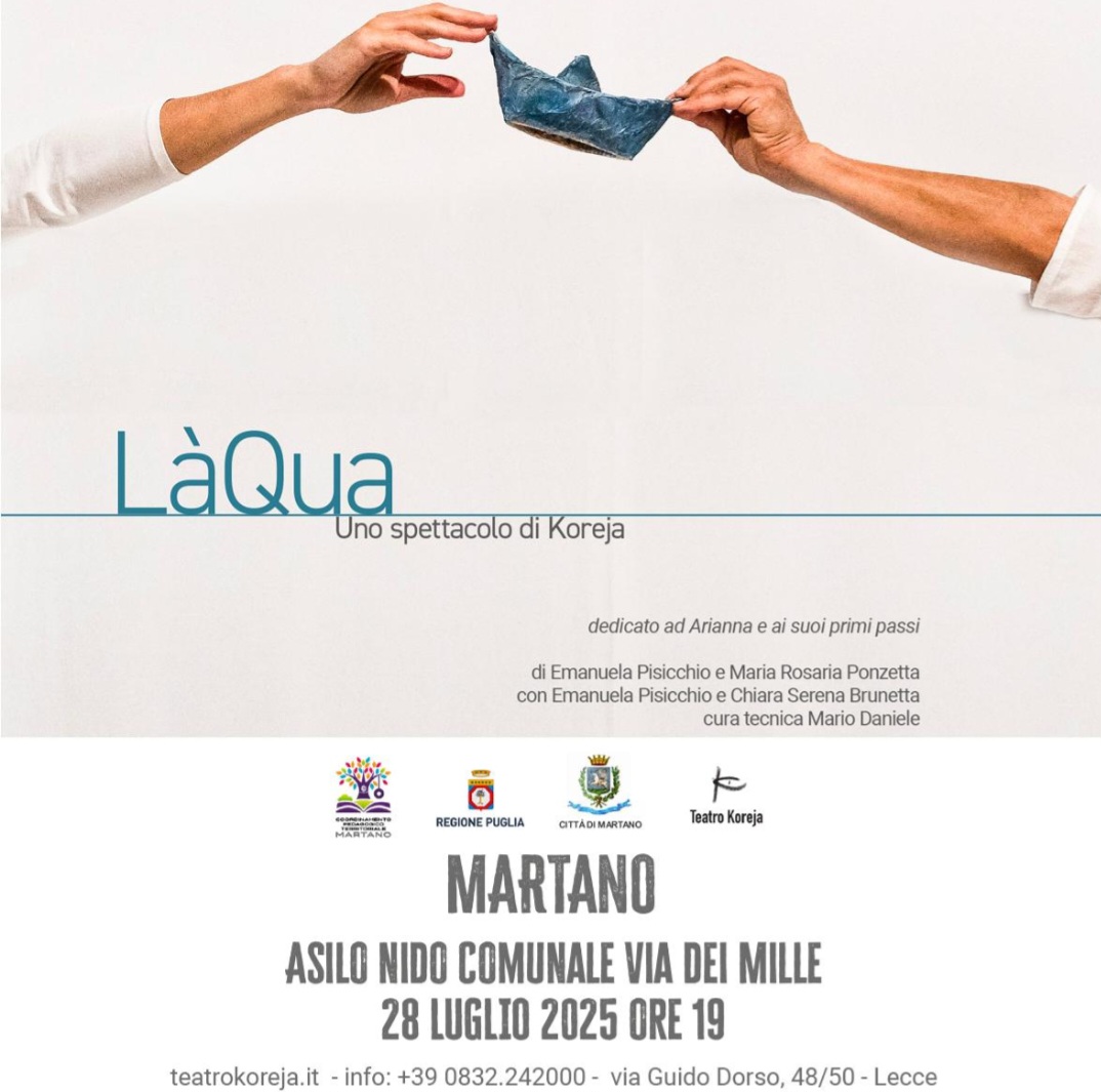 Featured image for “LàQua – Uno spettacolo sensoriale per i più piccoli”
