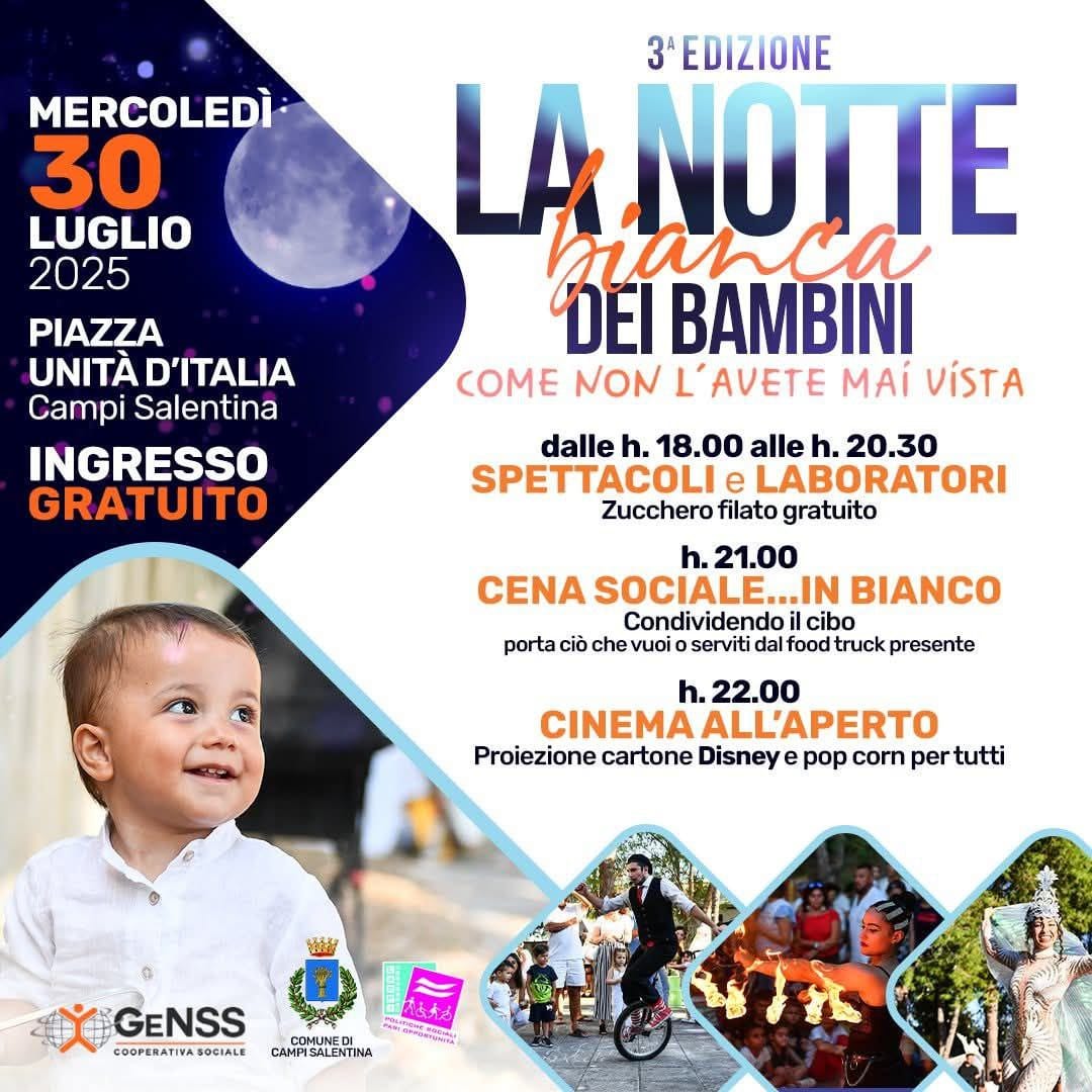 Featured image for “Notte bianca dei bambini a Campi Salentina”