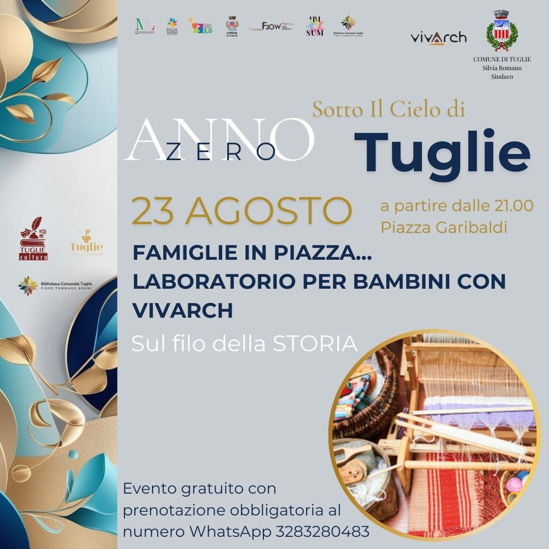 Featured image for “Sul filo della Storia – Laboratorio per bambini”