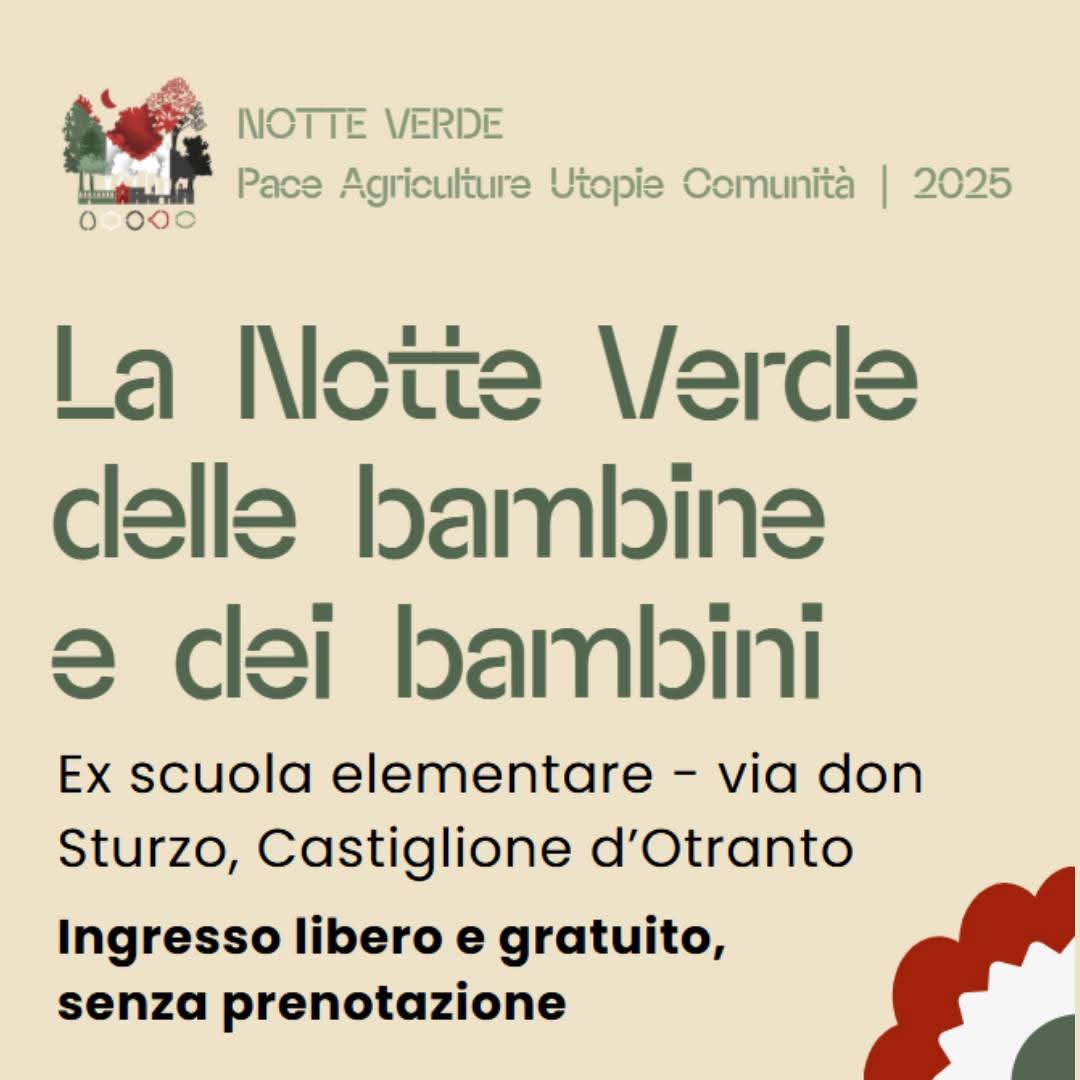 Featured image for “La Notte Verde delle bambine e dei bambini”
