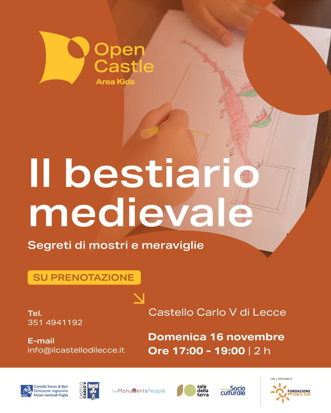 Featured image for “Il bestiario medievale – Open Castle Kids”
