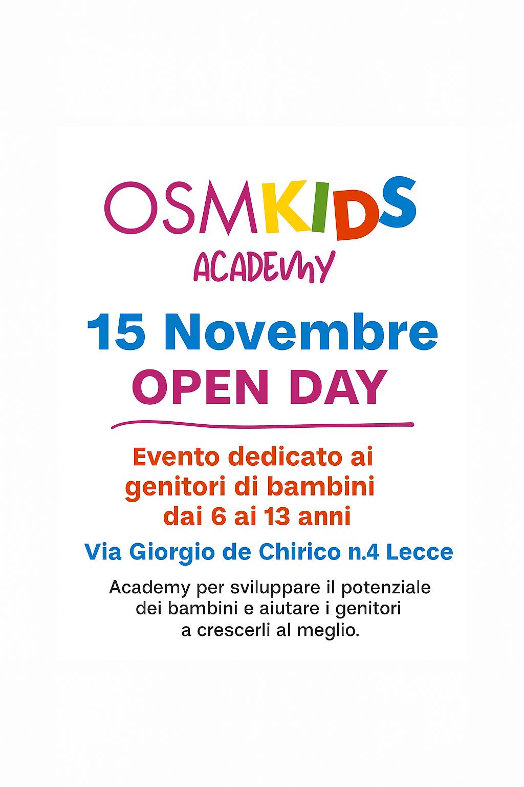 Featured image for “OSM Kids Academy – Open Day”