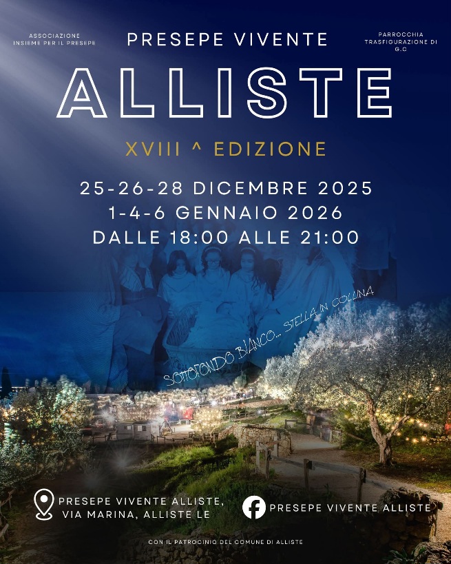 Featured image for “Presepe Vivente Alliste 2025-2026”