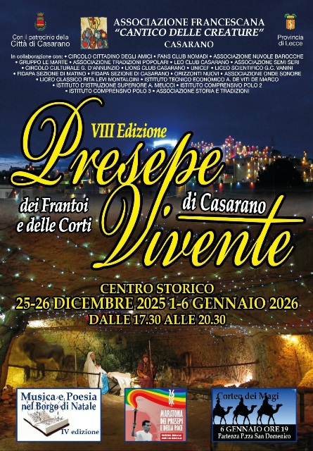 Featured image for “Presepe Vivente Casarano 2025-2026”