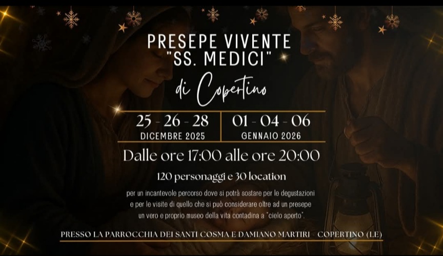 Featured image for “Presepe Vivente Copertino 2025-2026”