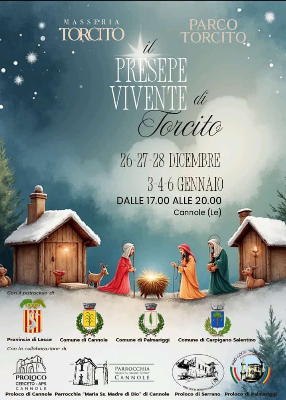 Featured image for “Presepe Vivente Masseria Torcito 2025-2026”