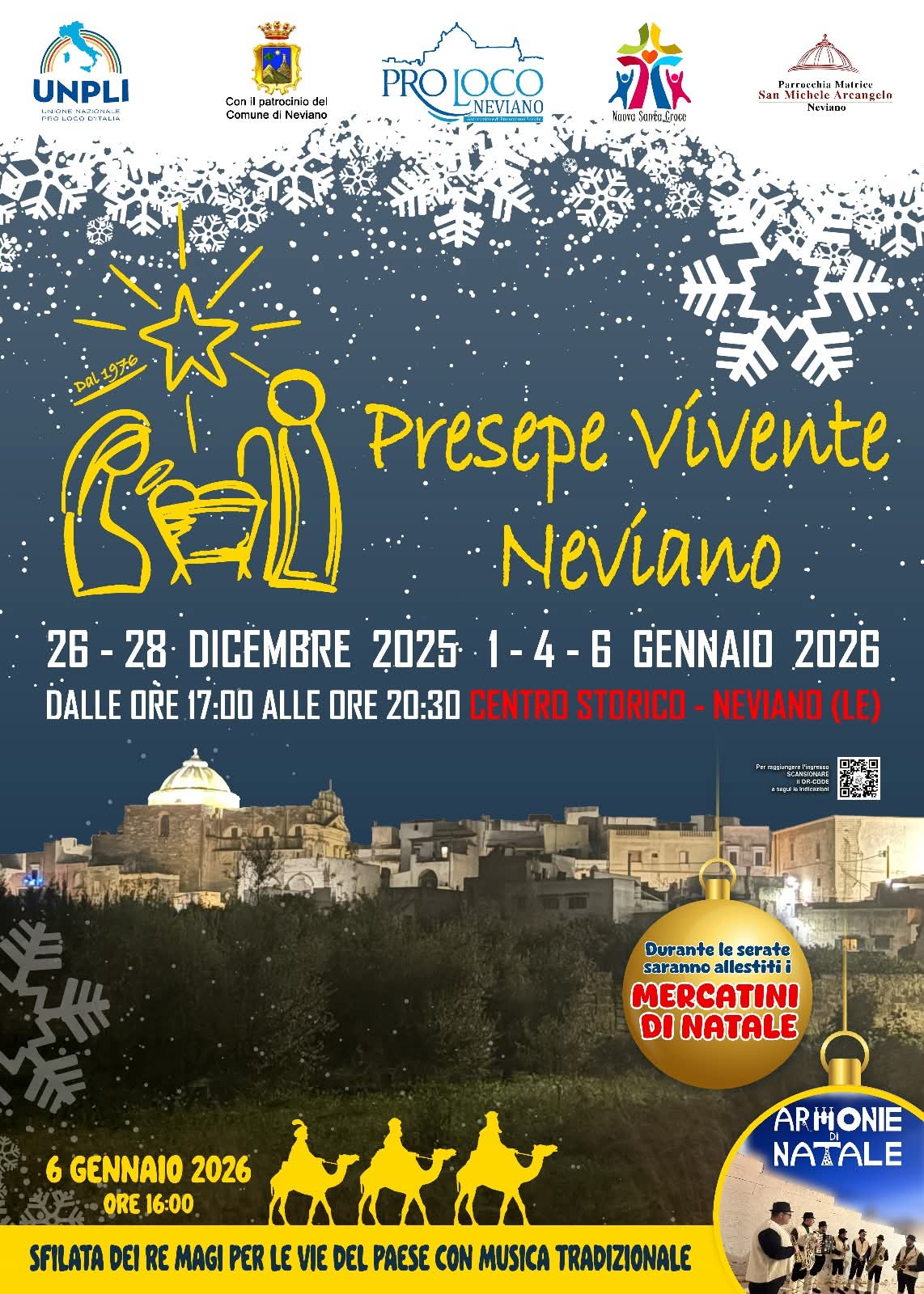 Featured image for “Presepe Vivente Neviano 2025”