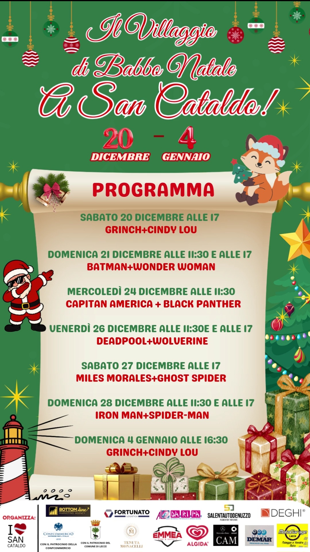 Featured image for “Il Villaggio di Babbo Natale a San Cataldo 2025”
