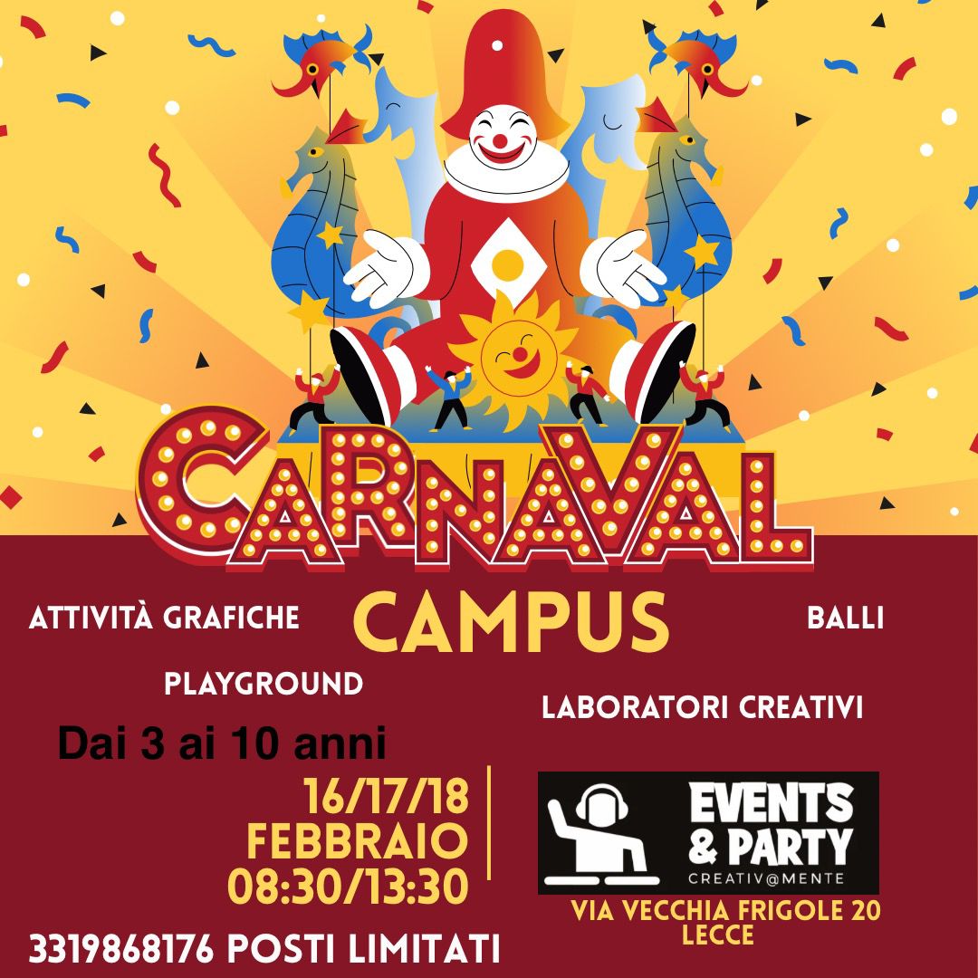 Featured image for “Carnevale campus”