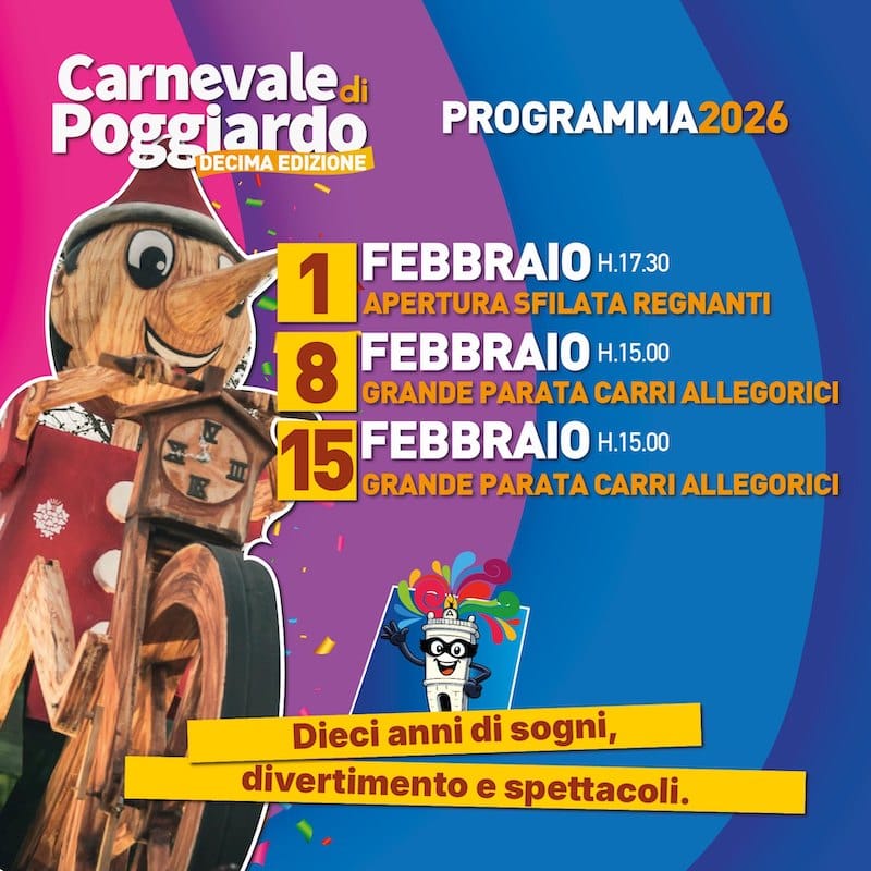 Featured image for “Carnevale di Poggiardo 2026 – Decima Edizione”