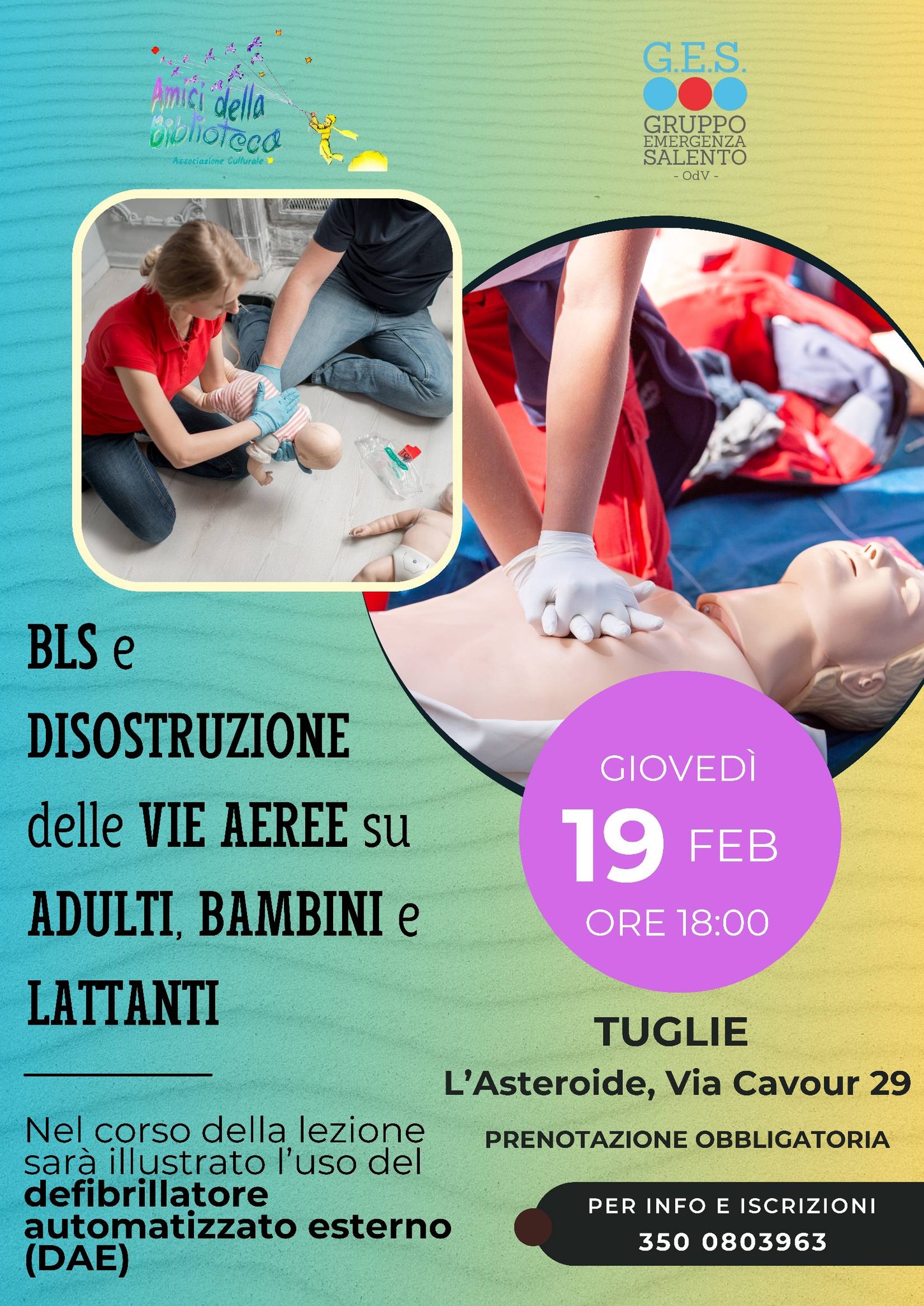 Featured image for “BLS e disostruzione delle vie aeree su adulti, bambini e lattanti”
