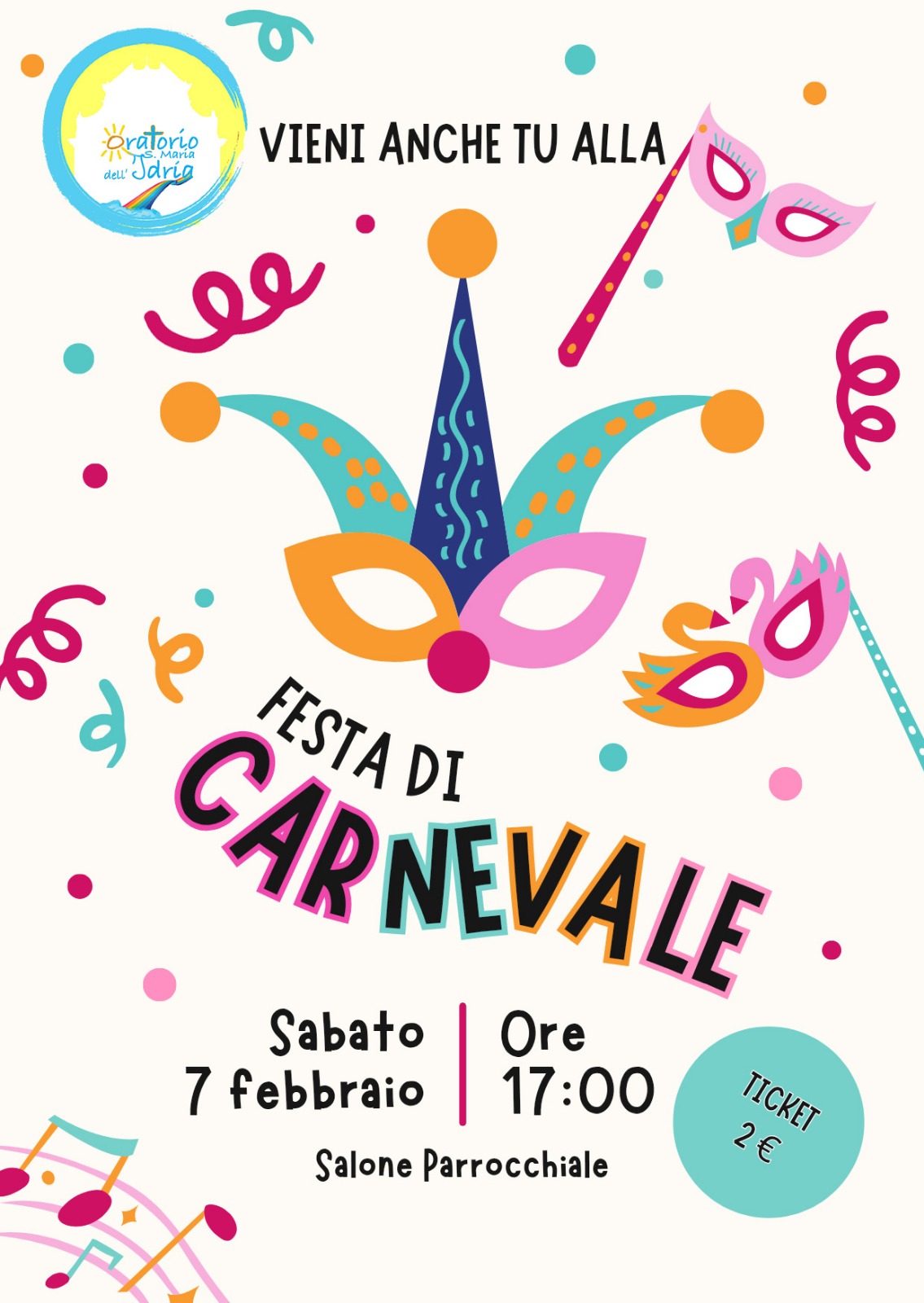 Featured image for “Festa di Carnevale in parrocchia”