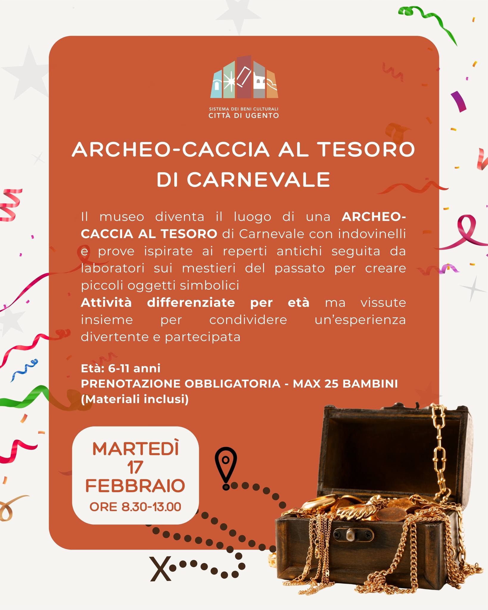Featured image for “Archeo-caccia al tesoro di carnevale”