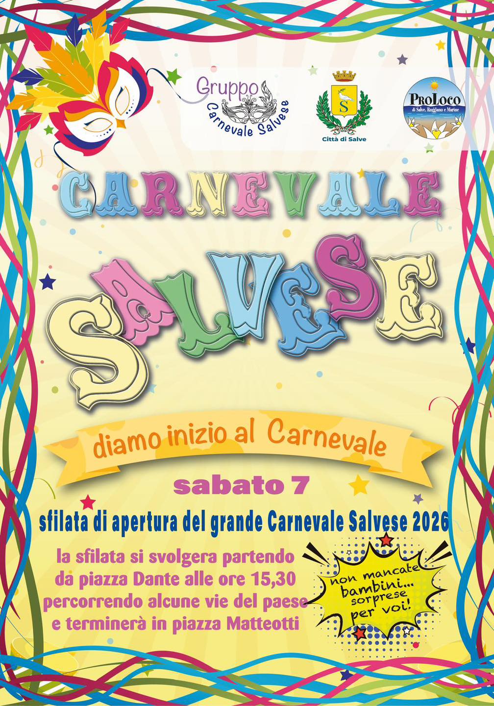 Featured image for “Carnevale salvese 2026”