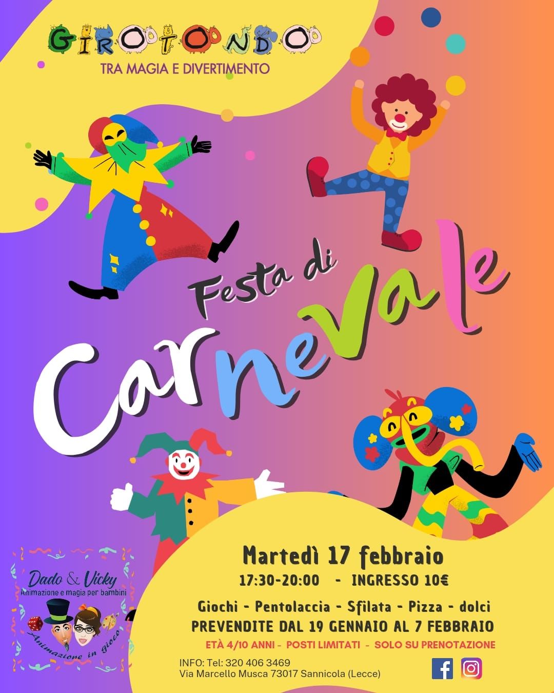 Featured image for “Festa di carnevale al Girotondo”