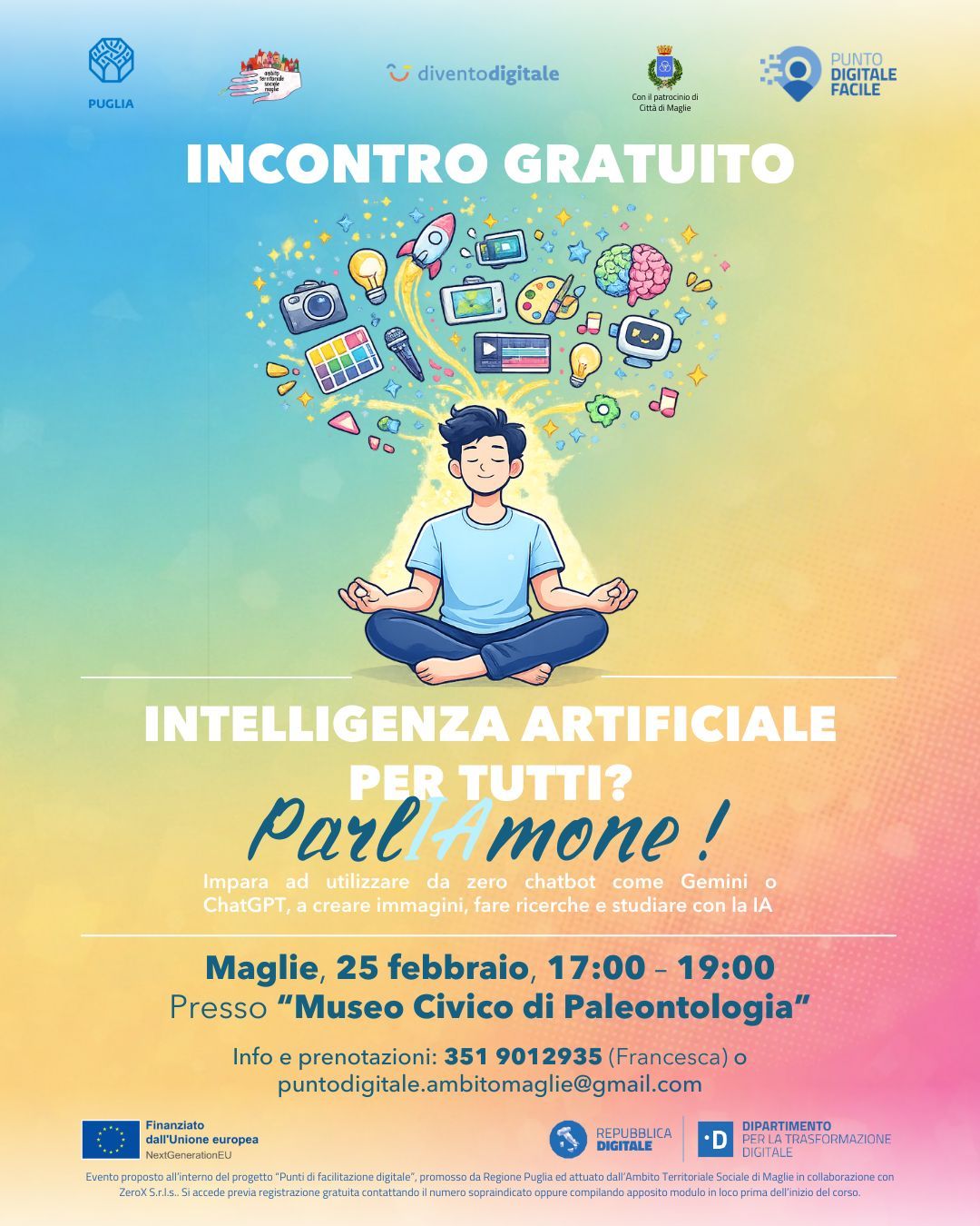 Featured image for “Intelligenza artificiale per tutti? ParlIAmone”