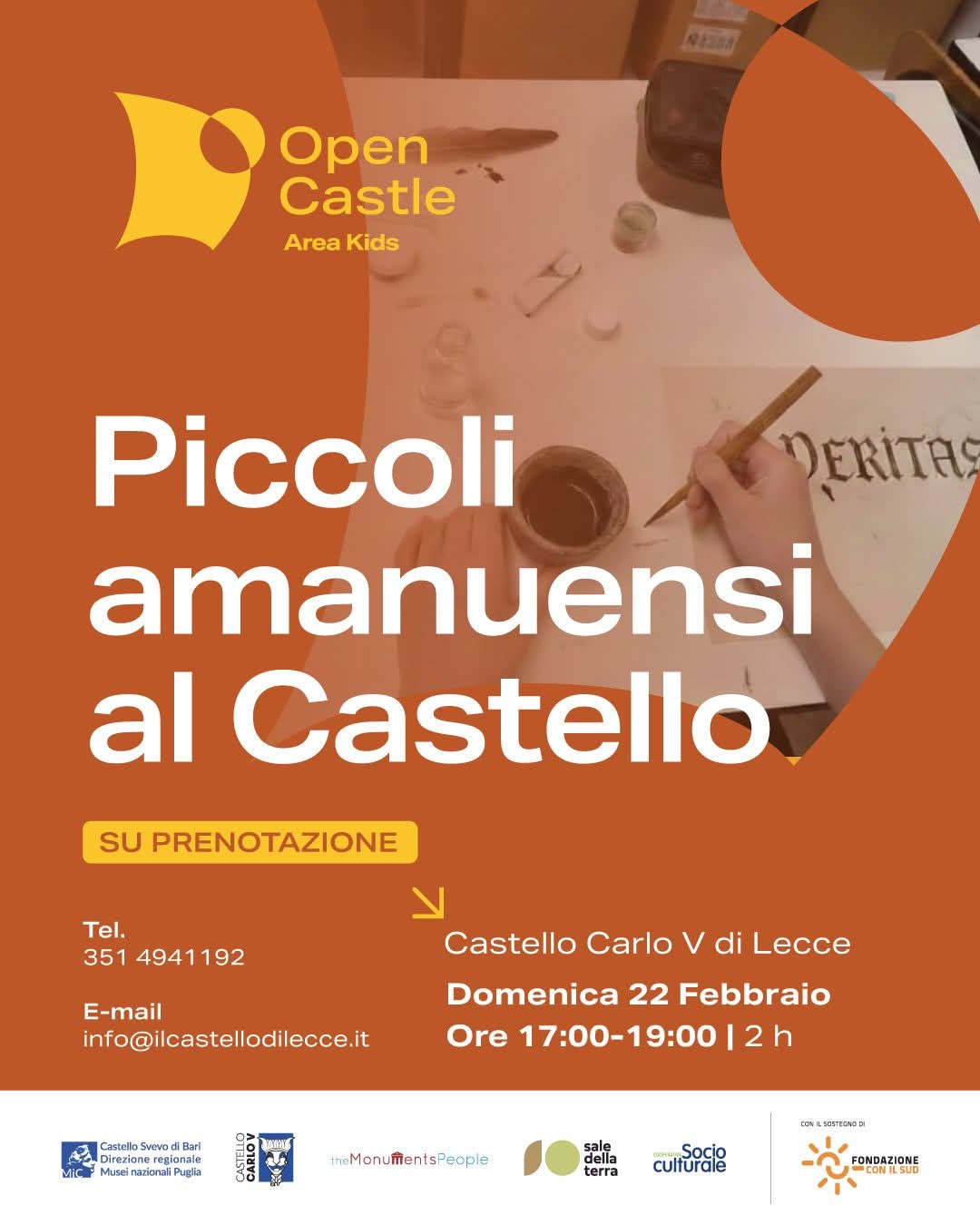 Featured image for “Piccoli amanuensi al Castello”