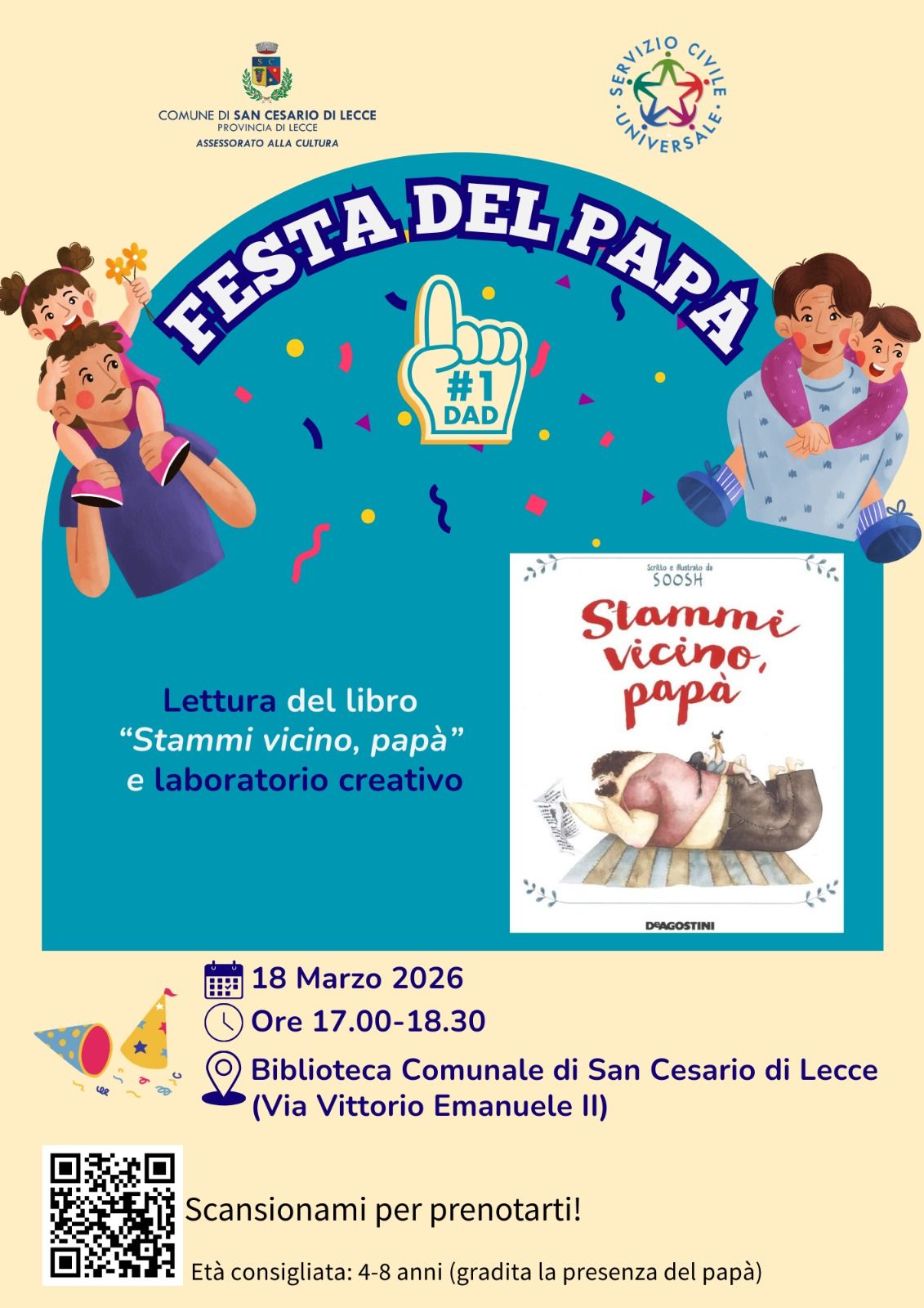 Featured image for “Festa del papà in biblioteca”