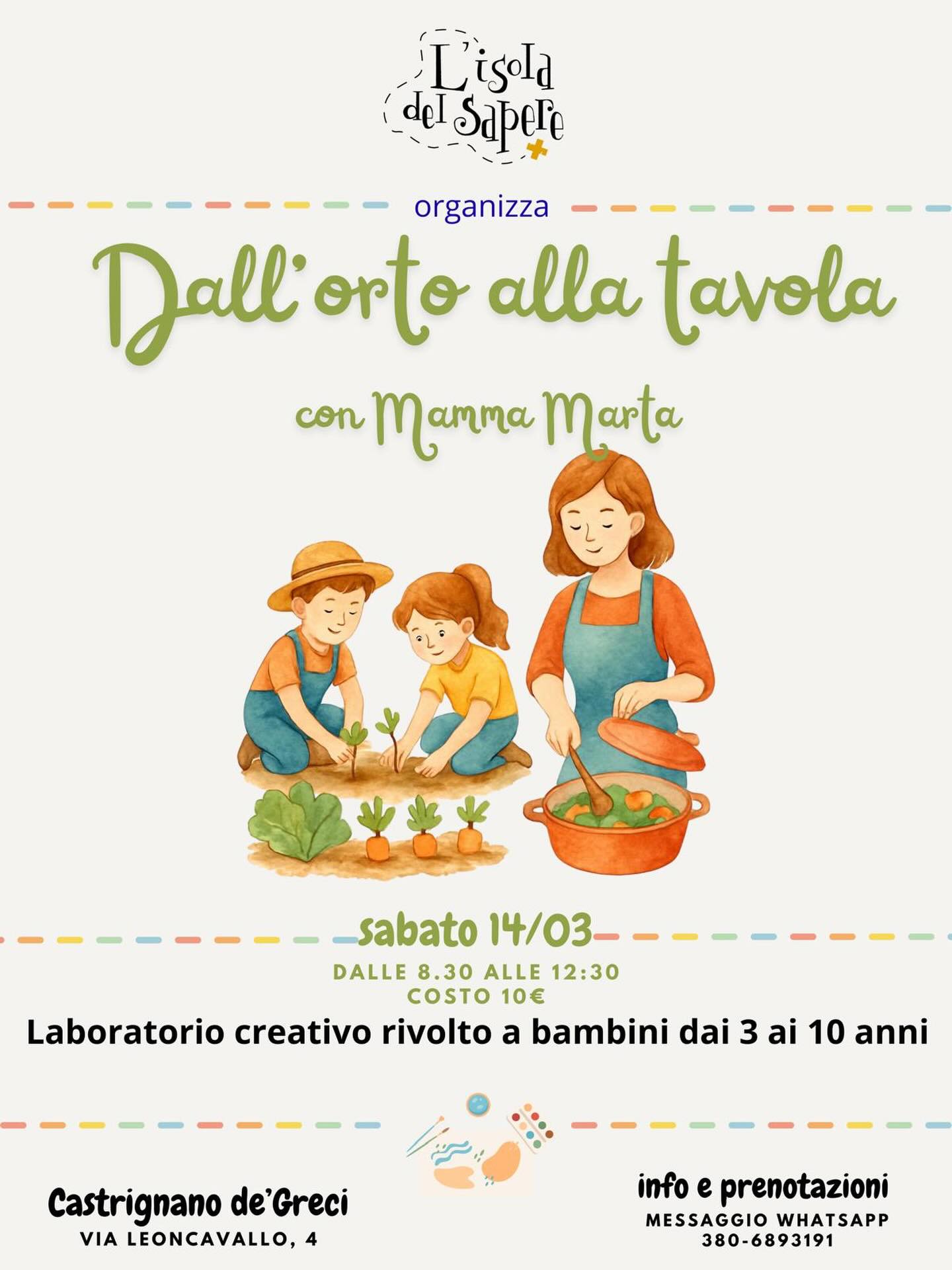 Featured image for “Dall’orto alla tavola con mamma Marta”