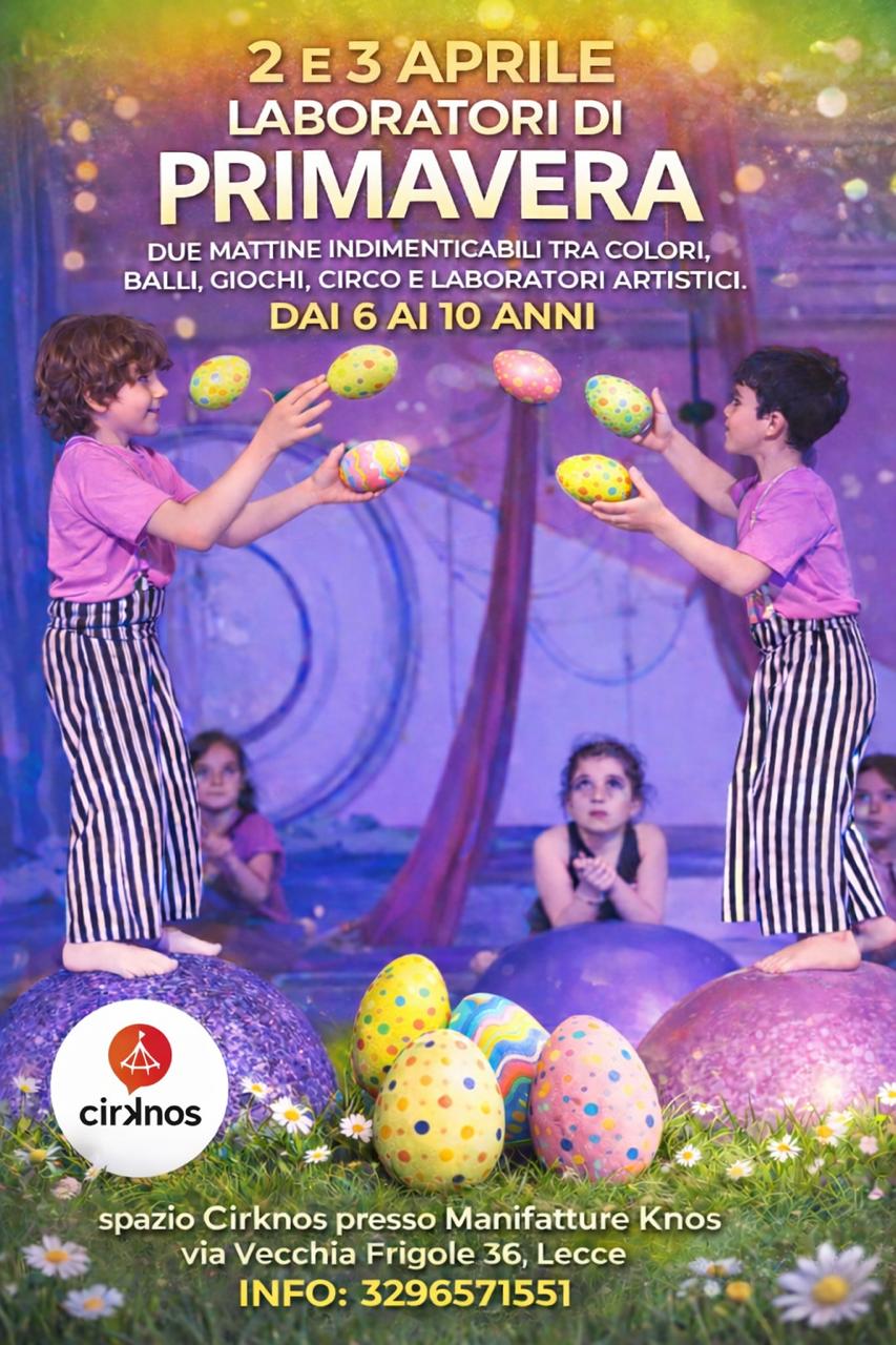 Featured image for “Laboratori di primavera con Cirknos”
