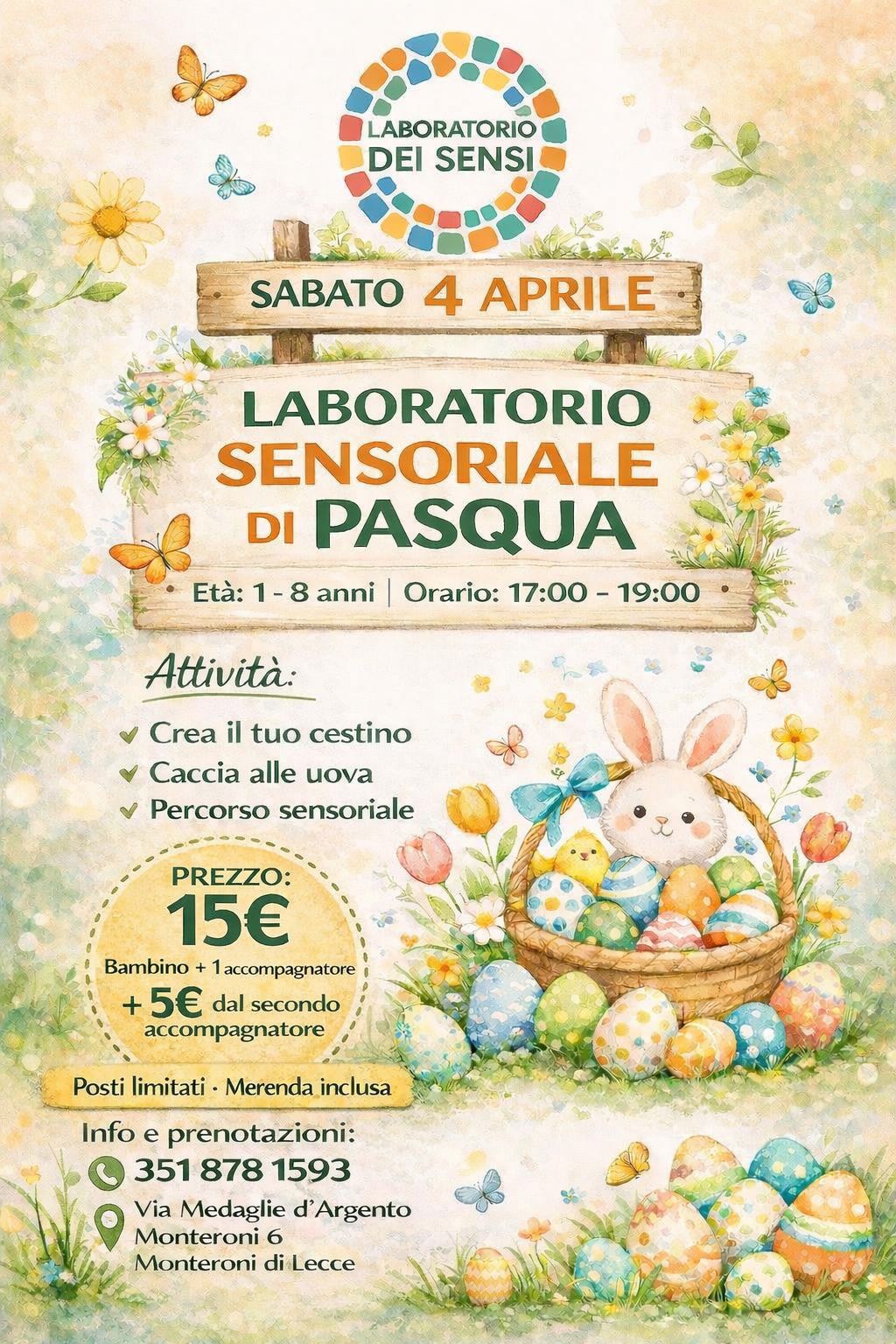 Featured image for “Laboratorio sensoriale di Pasqua”