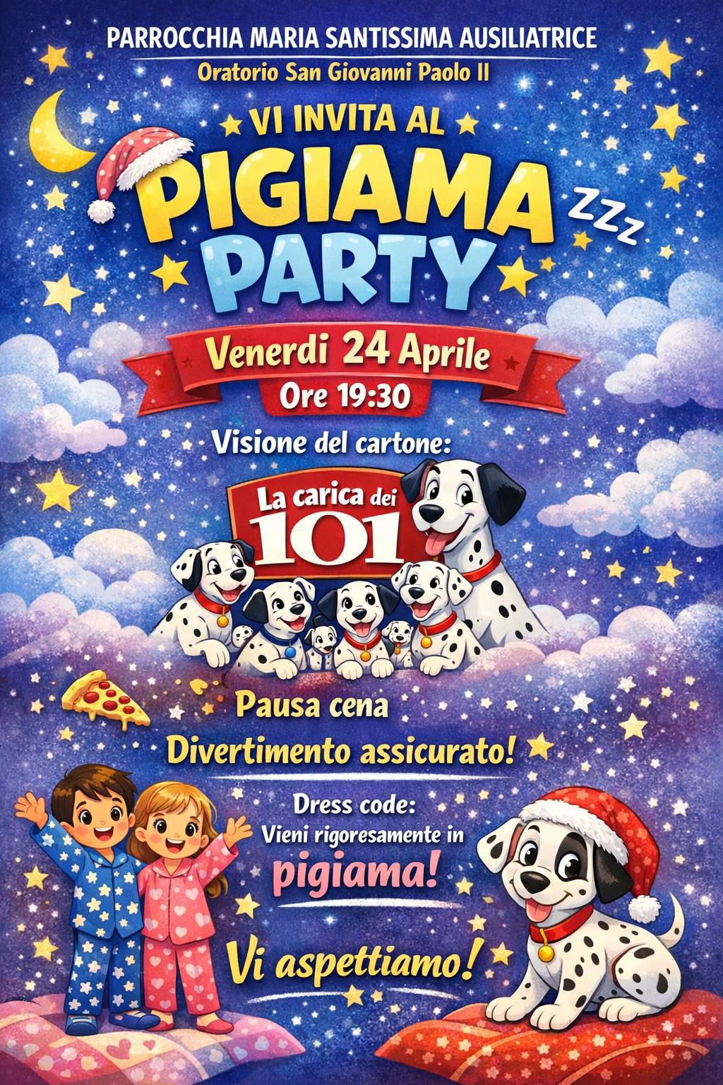 Featured image for “Pigiama party”