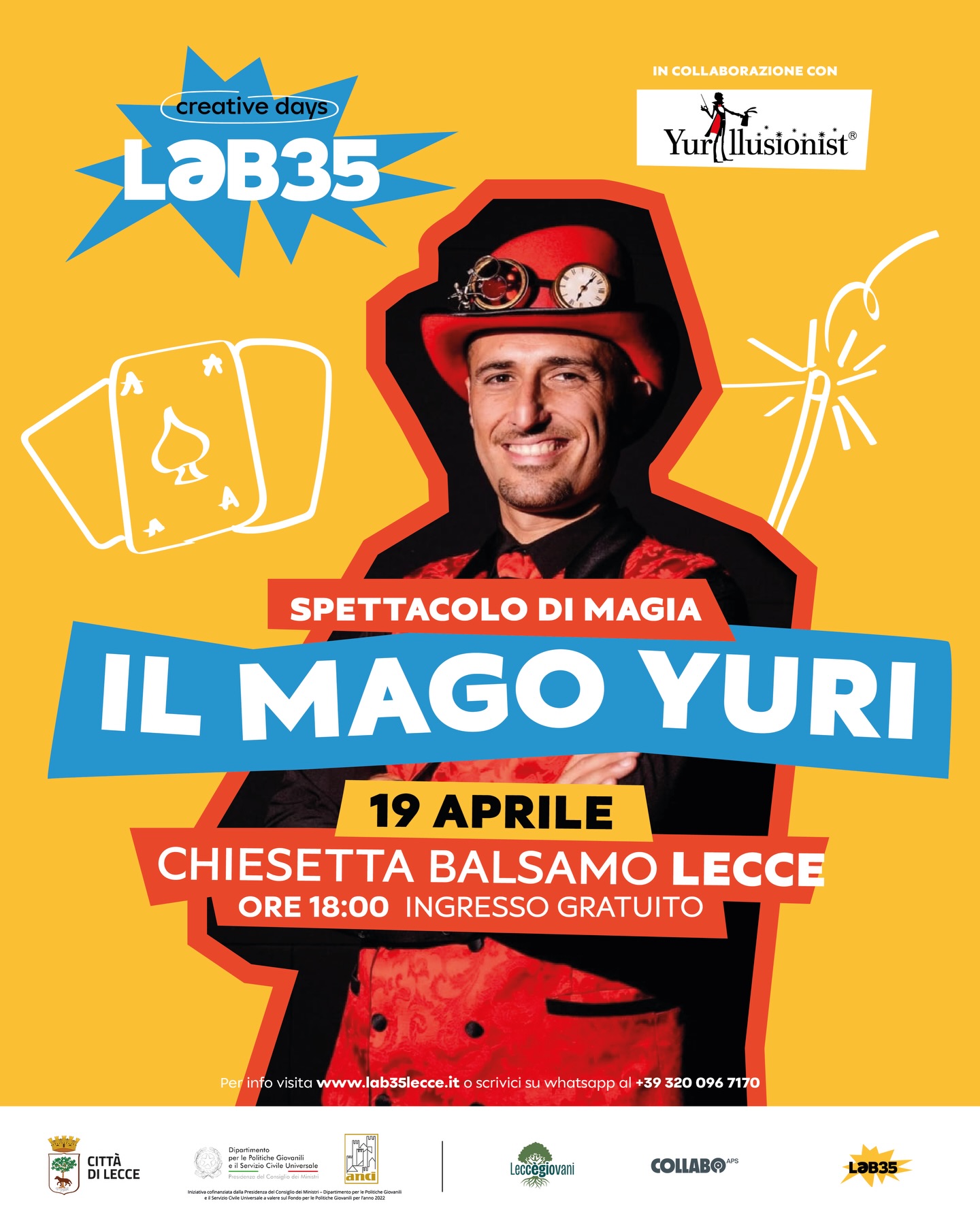 Featured image for “Spettacolo di magia con Mago Yuri”